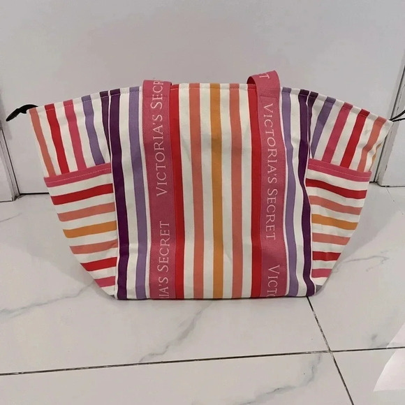 Victoria's Secret Multicolor Striped Women's Bag - Picture 1 of 5